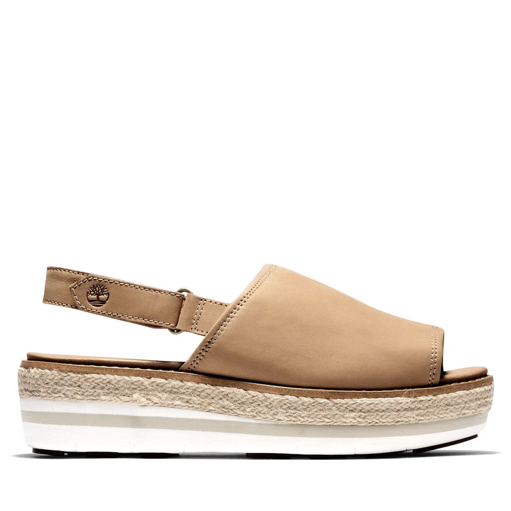 Sandalias Timberland Argentina Mujer - Emerson Point Peep-Toe - Marrones - BVCYQW-514